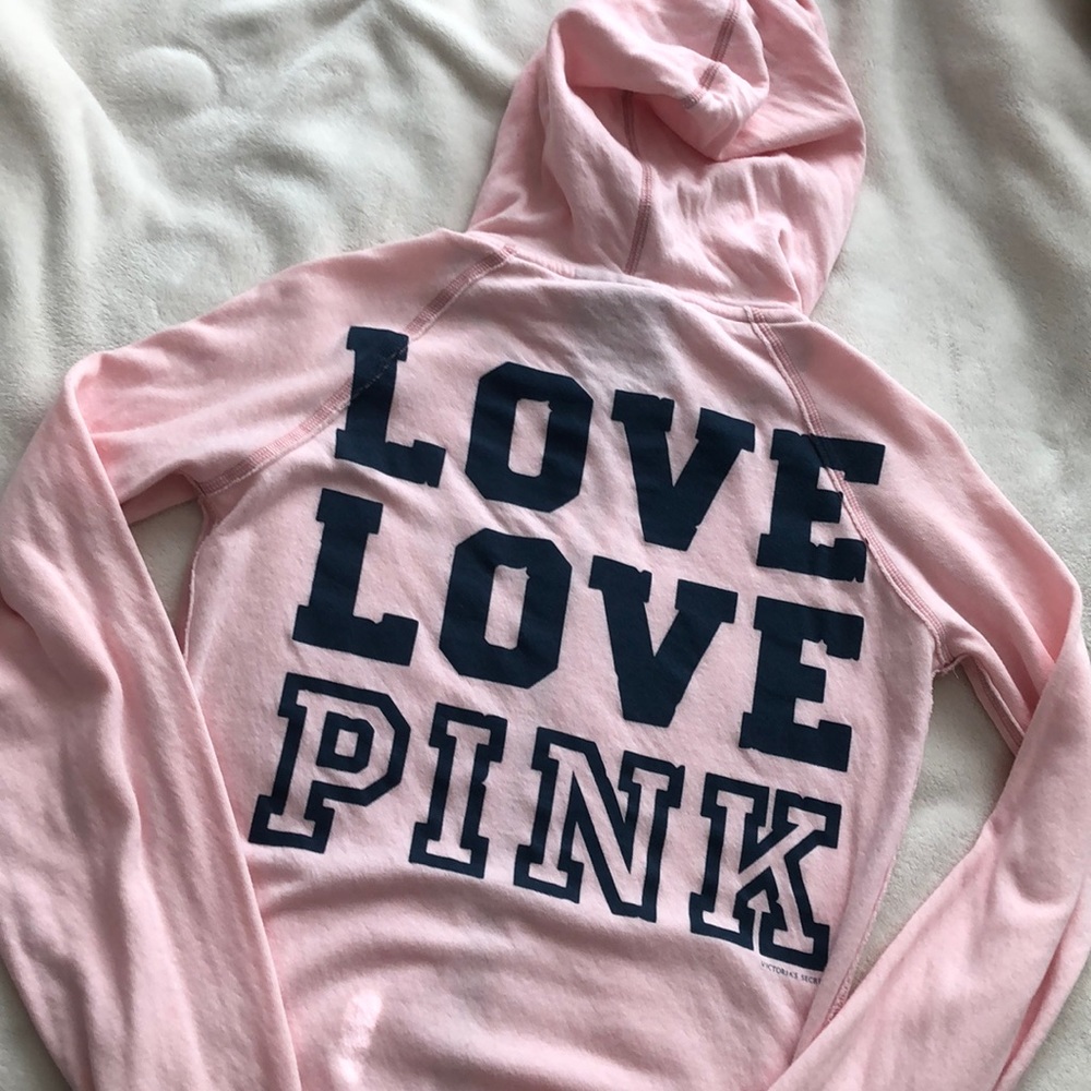 VS PINK zip up hoodie